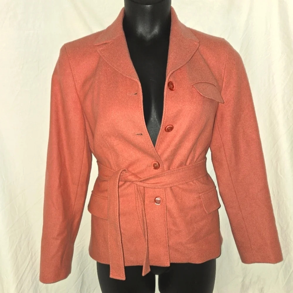 Rose Pink Wool Jacket 🌹 - Picture 3 of 12